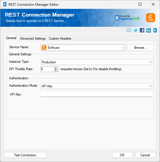 Enthuse Connection Manager